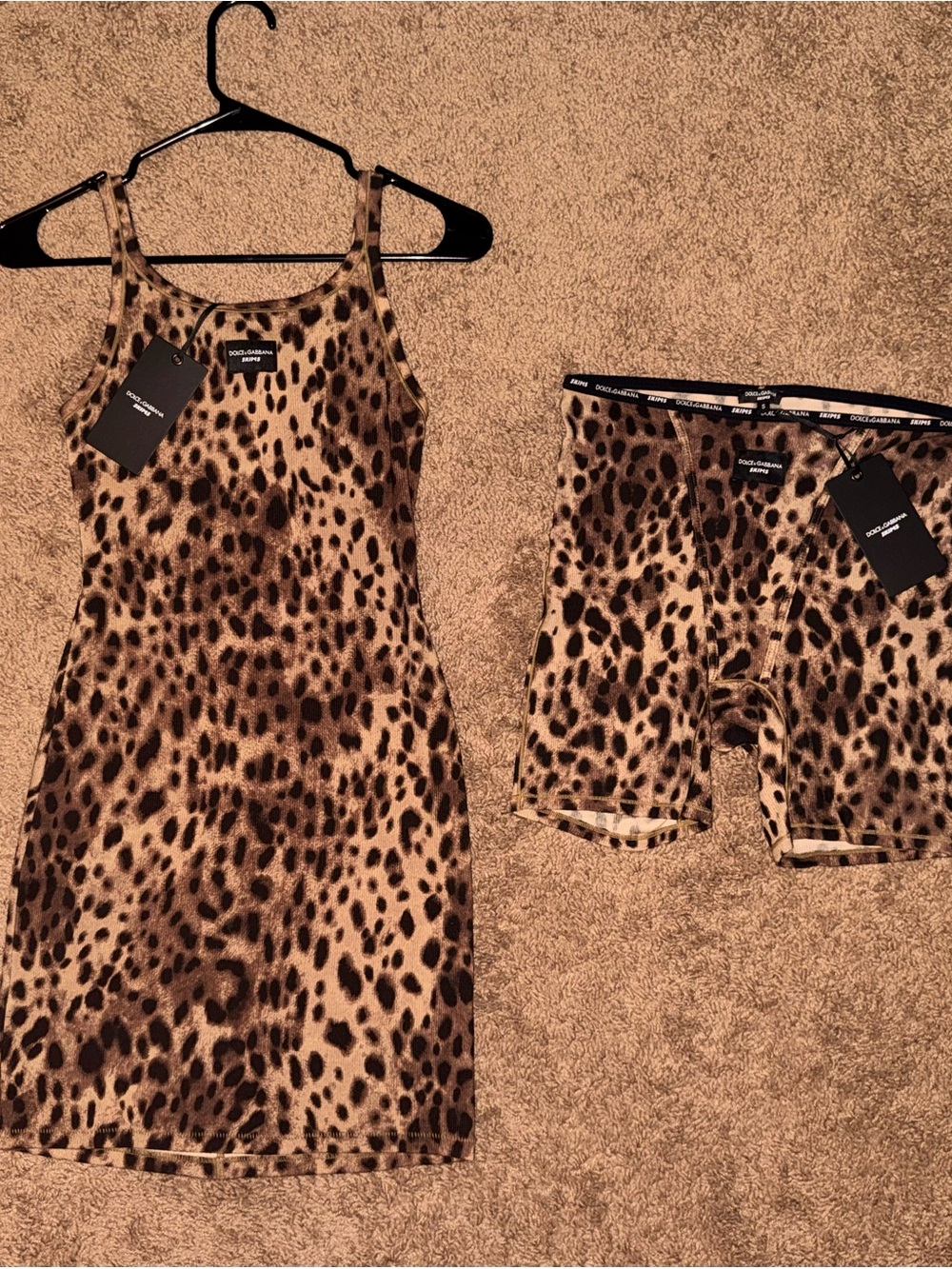 NWT Skims X Dolce & Gabbana Bundle (body con dress & women’s boxers) SIZE SMALL - Picture 1 of 7